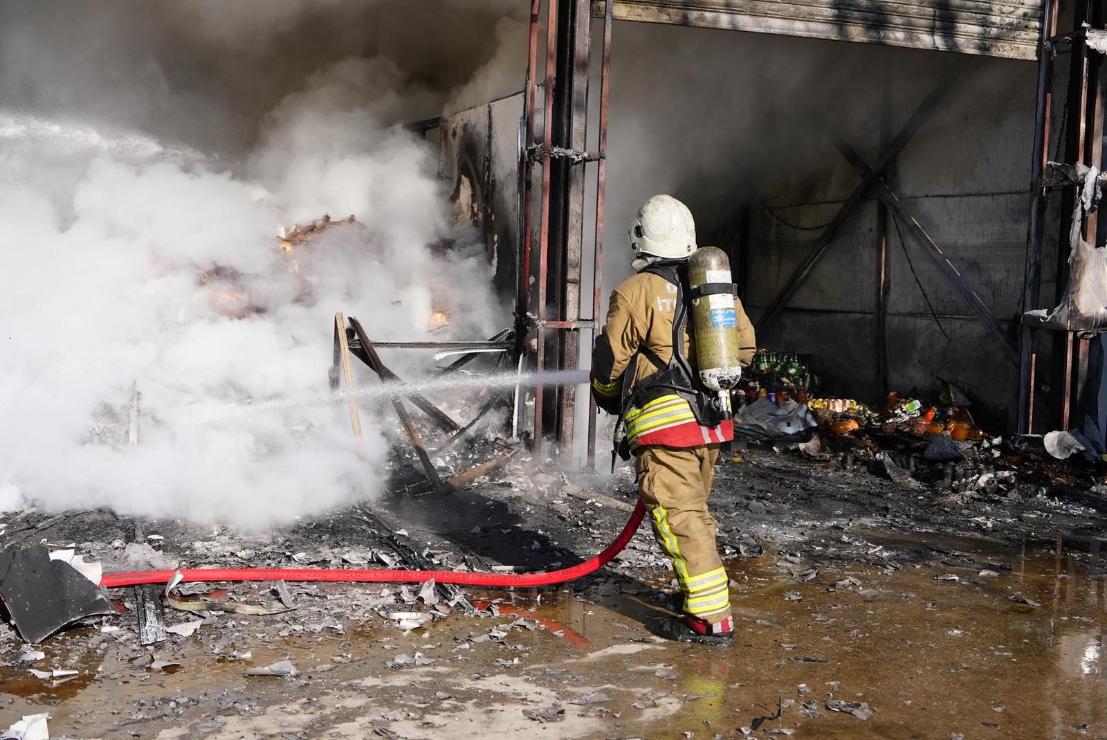 YANGIN, KAZA, DENETİM; DÜZCE İTFAİYESİ SAHADA