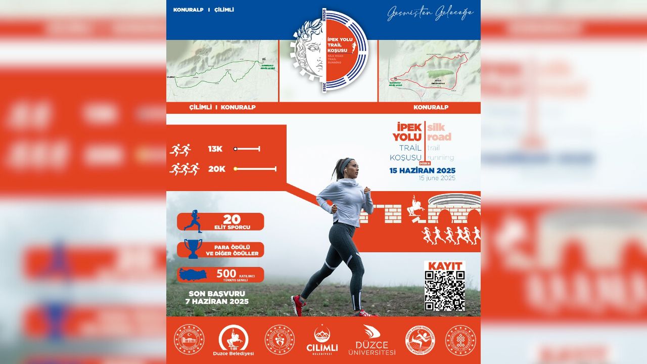 2. GELENEKSEL DÜZCE İPEK YOLU ULTRA TRAIL KOŞUSU 15 HAZİRAN'DA GERÇEKLEŞECEK