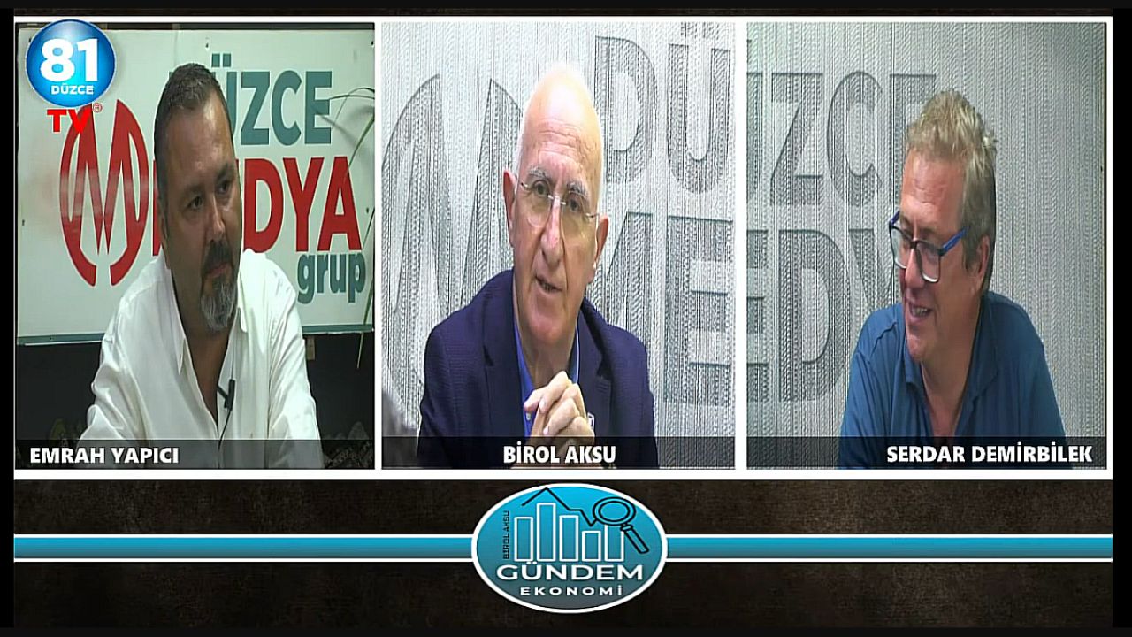 81 Düzce TV'de ''Gündem Ekonomi'' Programı Tarım, İmalat ve İhracatta Fırsatlar ve Zorluklar Masaya Yatırıldı