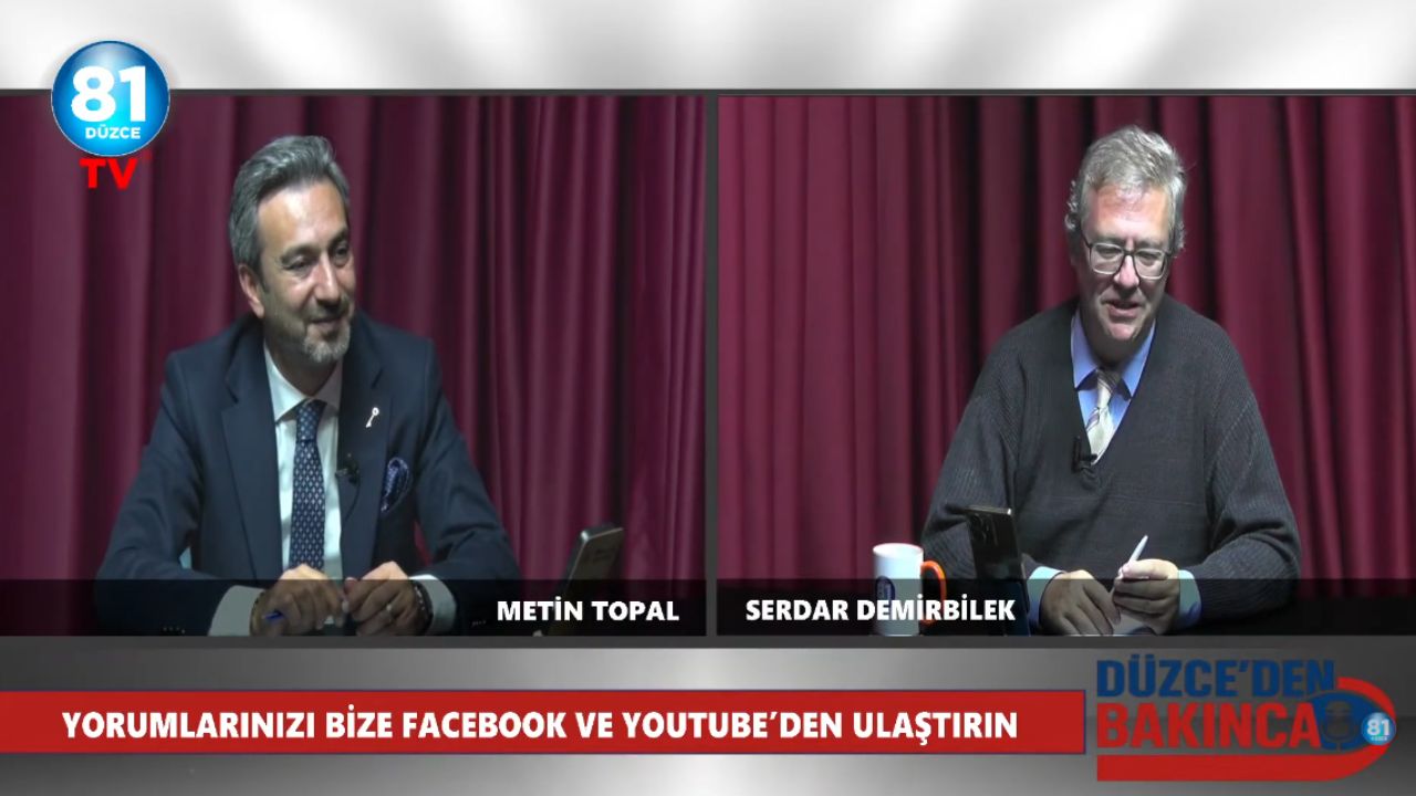 Anahtar Parti İl Başkanı Metin Topal 81 Düzce TV'de Konuştu; ''Memleket Yükünü Taşıyoruz''