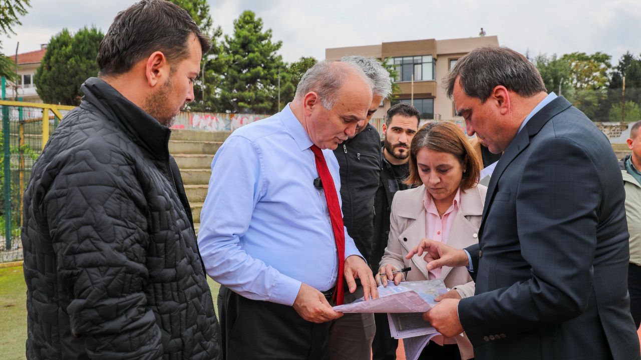 Başkan Özlü, Millet Bahçesi 2. Etap Çalışmaları İçin İncelemelerde Bulundu