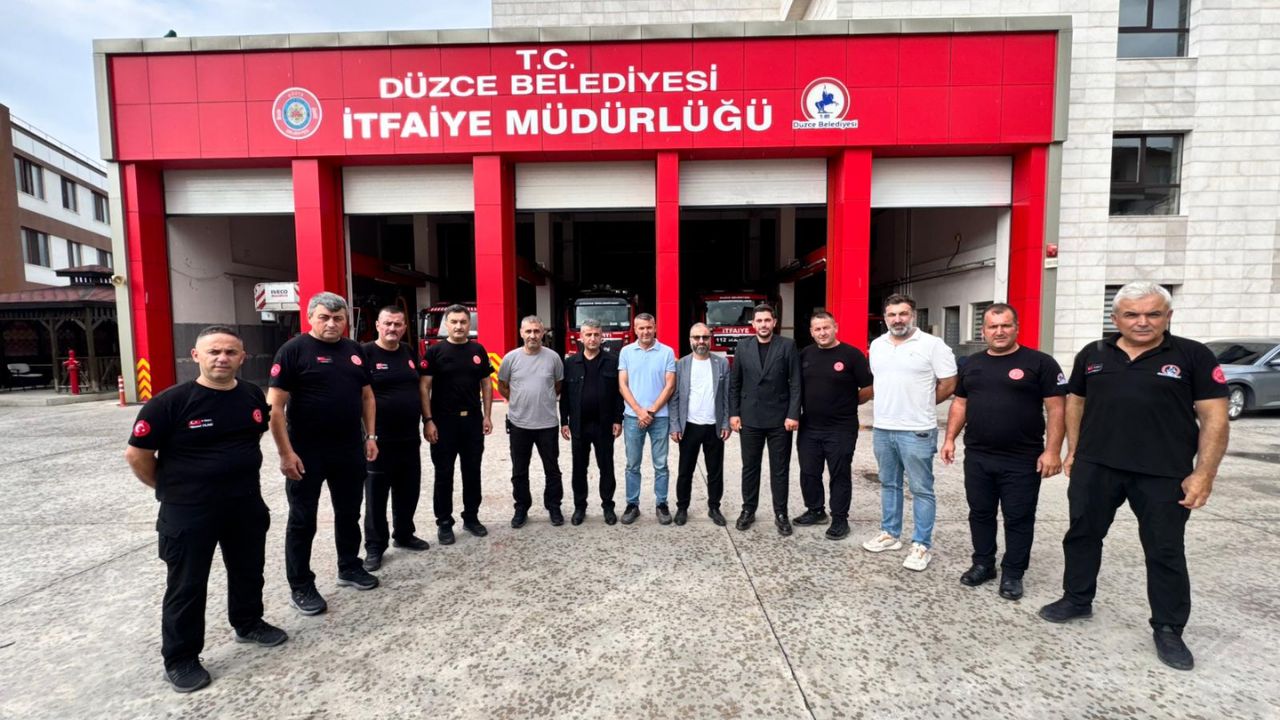 BBP Düzce Teşkilatından İtfaiye Teşkilatına Teşekkür Ziyareti