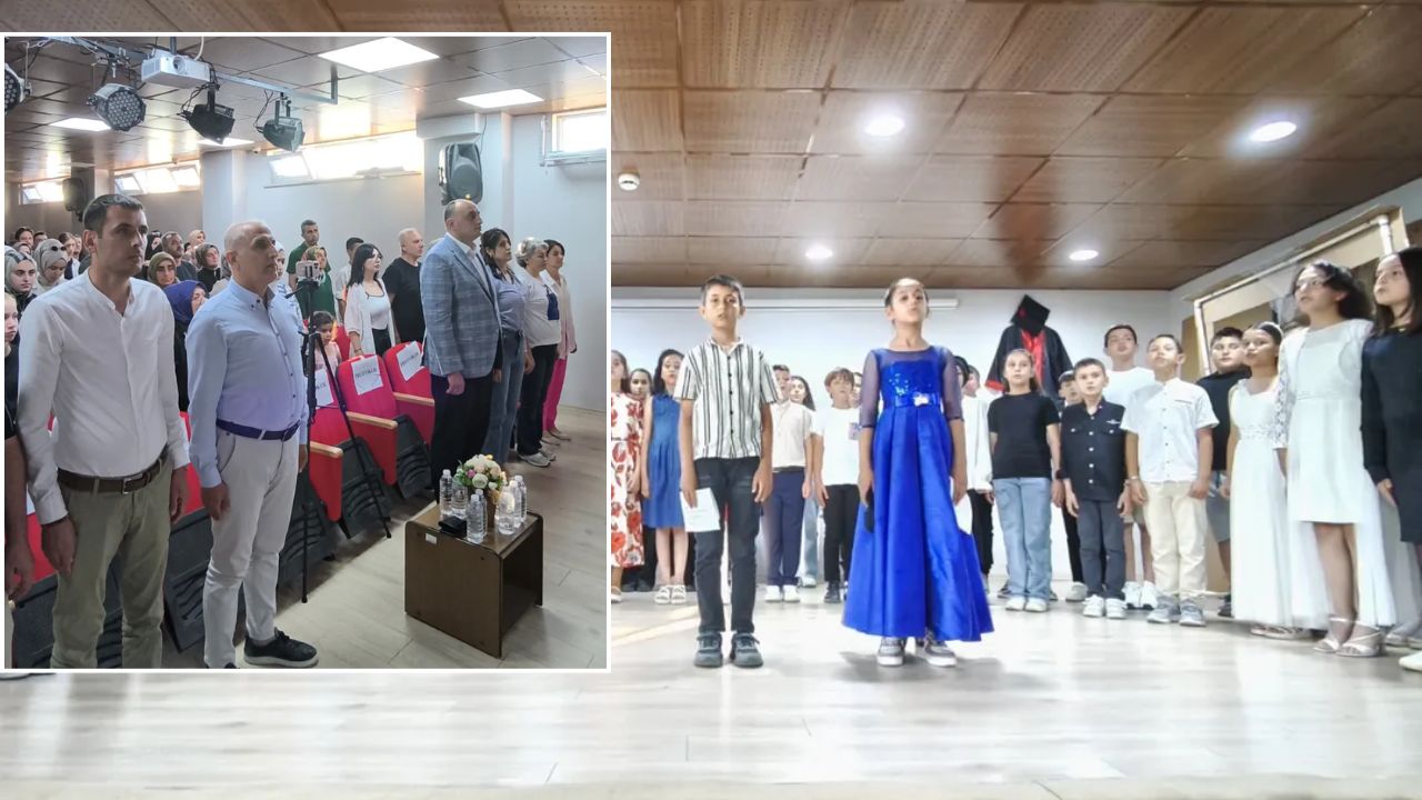 BEYKÖY ŞEHİT UFUK BAYSAN İLKOKULU'NDA YIL SONU ETKİNLİĞİ MİNİKLERDEN DUYGU DOLU VEDA