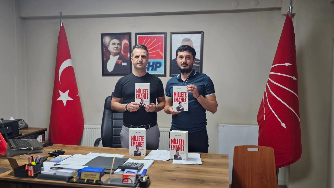 CHP Düzce Merkez İlçe Başkanı Sinan Doğan'dan ''Millete Emanet'' Kitabı Çağrısı