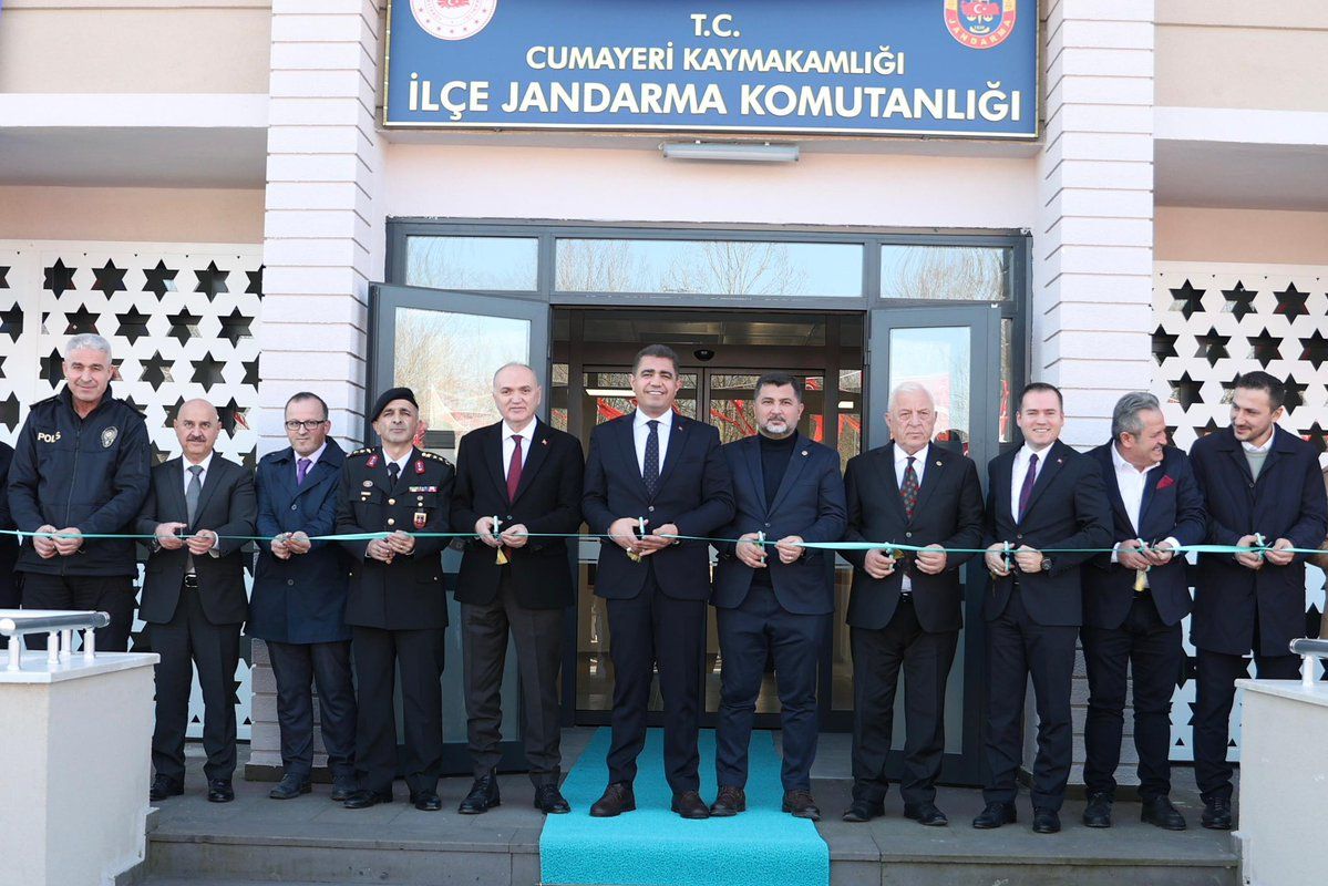 CUMAYERİ İLÇE JANDARMA KOMUTANLIĞI YENİ HİZMET BİNASI AÇILDI