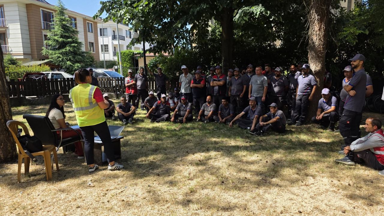 Düzce BELKA'da İş Sağlığı ve Güvenliği Önceliği Eğitimler Sürüyor
