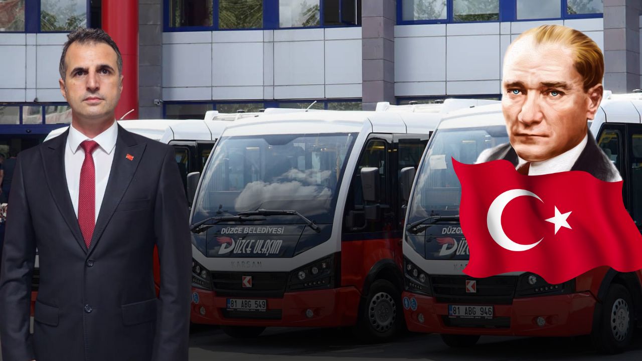 Düzce'de Atatürk ve Türk Bayrağı Krizi; Doğan'dan Düzce Belediyesi'ne Sert Tepki !