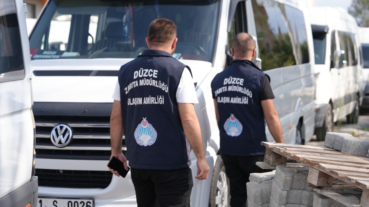 Düzce'de Okul Servislerine Sıkı Denetim