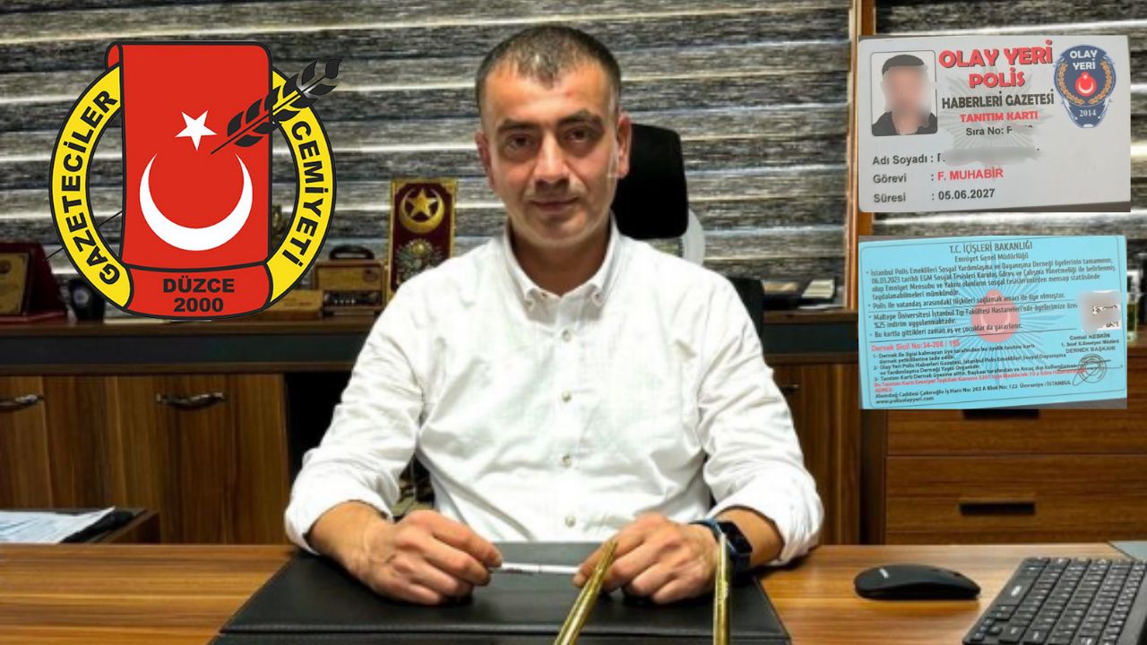 DÜZCE GAZETECİLER CEMİYETİ BAŞKANI HAKAN ÇAKIR'DAN BASIN KARTI İDDİALARINA TEPKİ