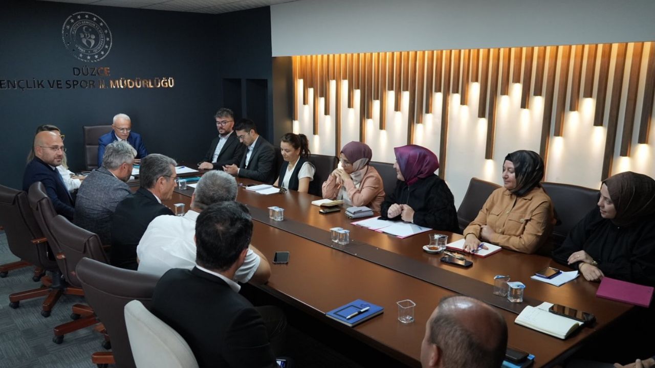 Düzce Gençlik ve Spor İl Müdürlüğü'nde Yeni Dönem Hazırlıkları
