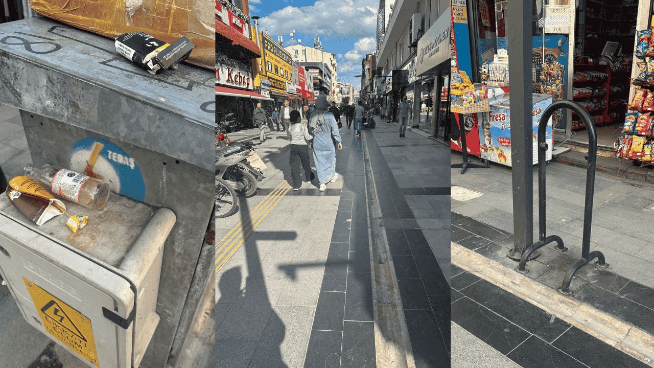 DÜZCE'NİN EN İŞLEK SOKAĞINDA ÇÖP SORUNU VATANDAŞI İSYAN ETTİRDİ!