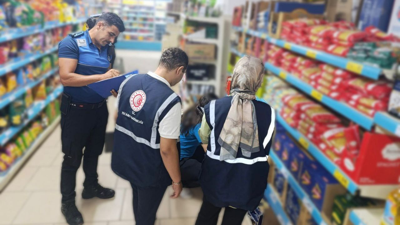 Düzce Zabıtasından Bahçeşehir Bölgesinde Zincir Marketlere Denetim