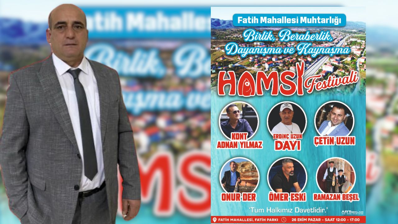 Fatih Mahallesi'nde Hamsi Festivali Coşkusu Başlıyor