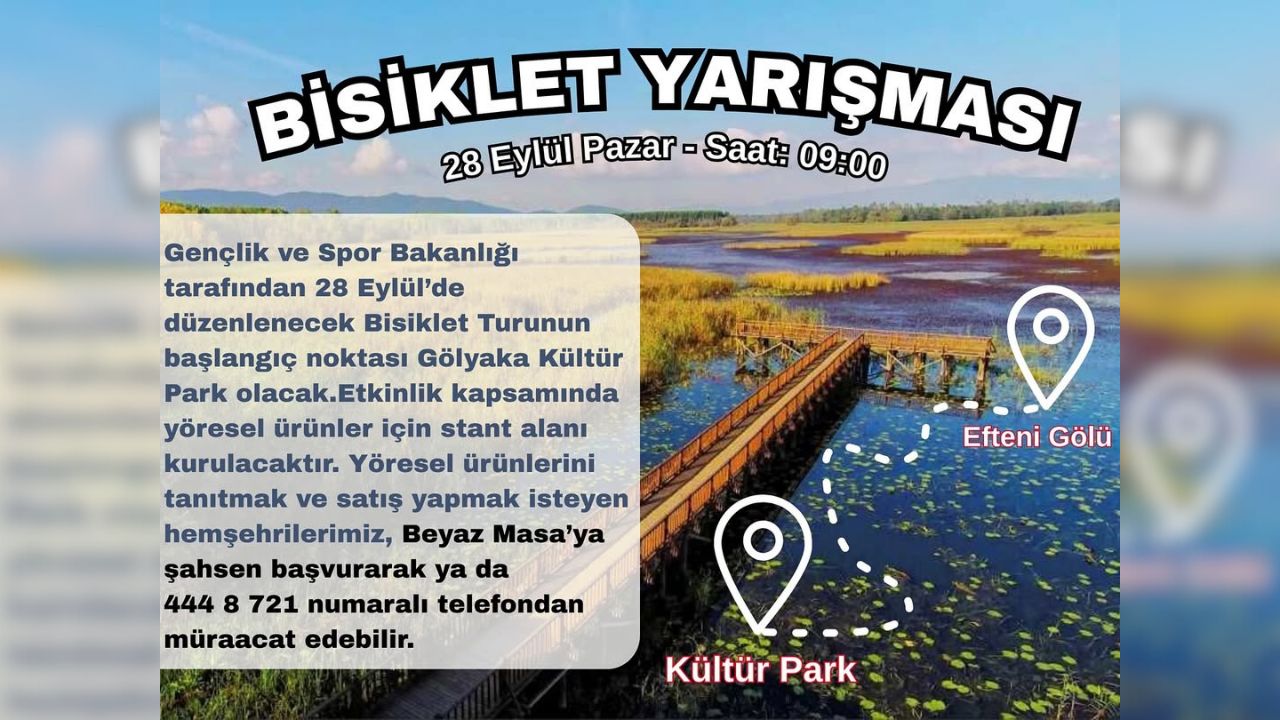 Gölyaka'da Bisiklet Turu Heyecanı 28 Eylü'de Başlıyor