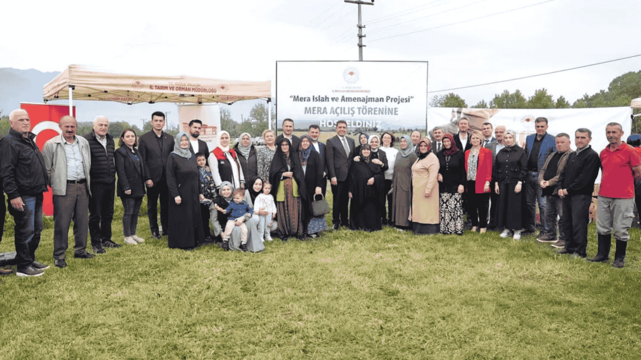 HACIAHMETLER VE KÜÇÜKAHMETLER KÖYLERİ MERA AÇILIŞI YAPILDI