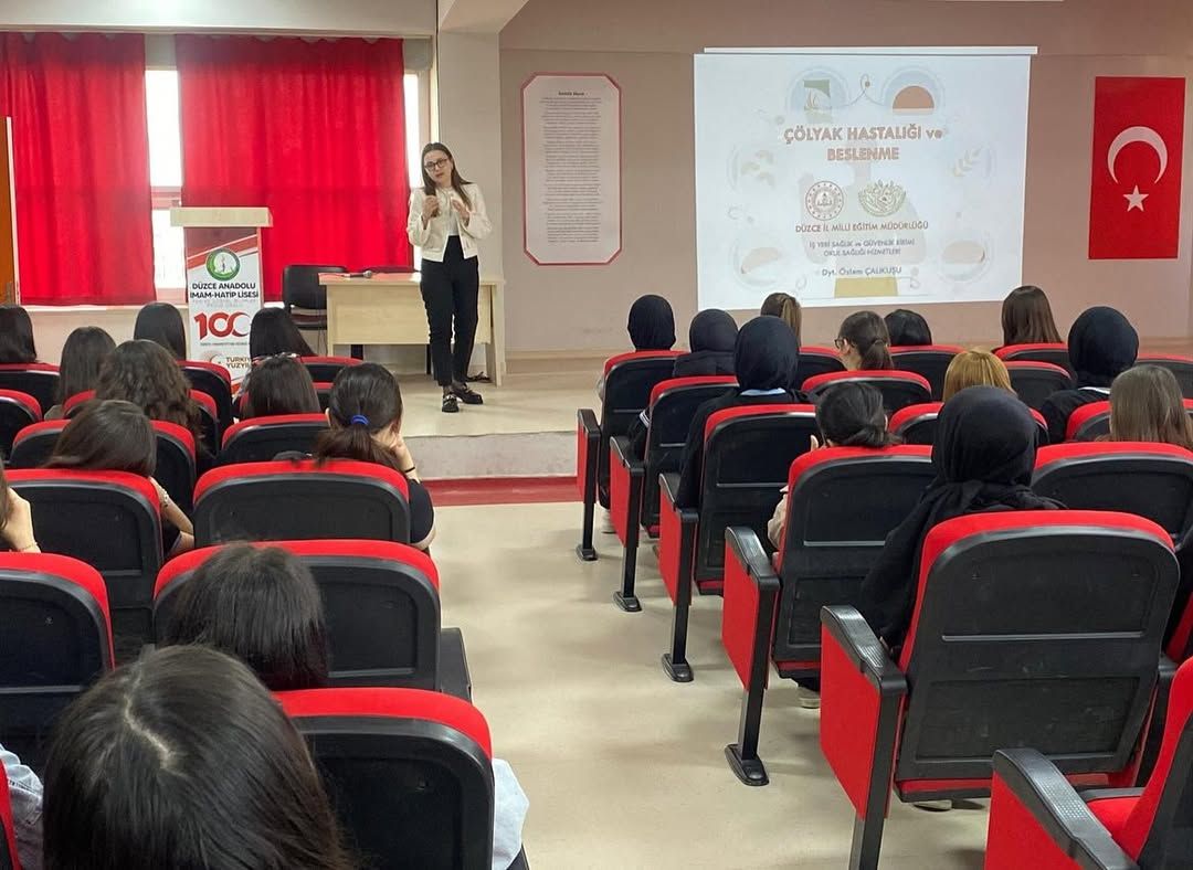 İBNİ SİNA MTAL'DE ÇÖLYAK HASTALIĞI VE SAĞLIKLI BESLENME EĞİTİMİ