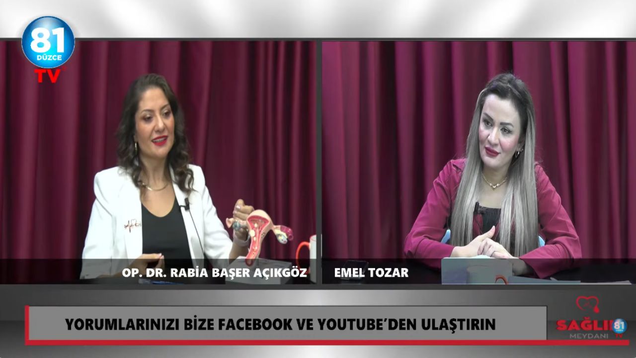 Kadın Sağlığında Erken Tanı Önemli; Op. Dr. Rabia Başer Açıkgöz 81 Düzce TV'de Bilgilendirdi