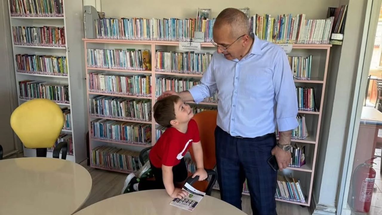 Kaymakam Pişkin'den Kütüphaneye Ziyaret 