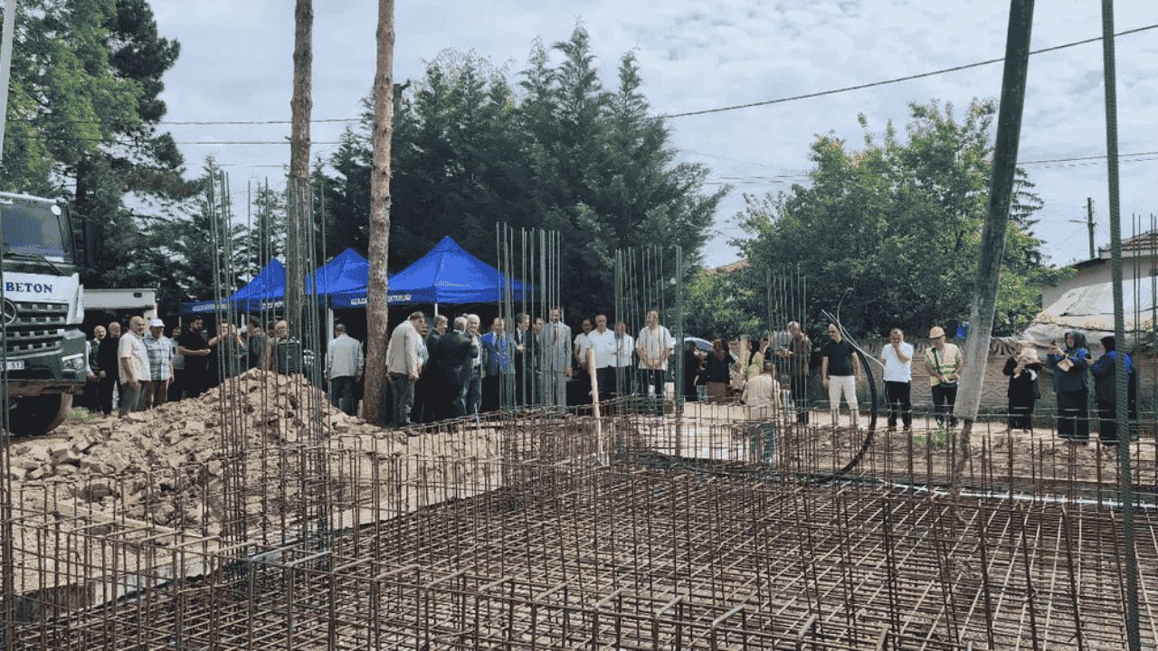 KIZILCIK KÖYÜ CAMİİ TEMEL ATMA TÖRENİ GERÇEKLEŞTİRİLDİ