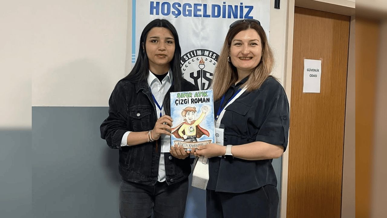 MERVE NUR YILMAZ ÇİZGİ ROMAN KATEGORİSİNDE DÜZCE BİRİNCİSİ
