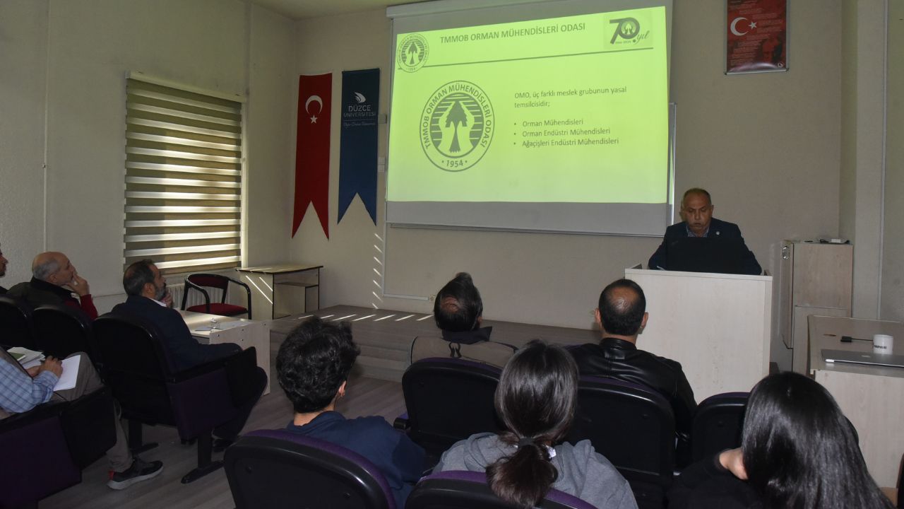 ''Orman Mühendisleri Odası Öğrencilerle Buluşuyor'' Etkinliği Gerçekleştirildi