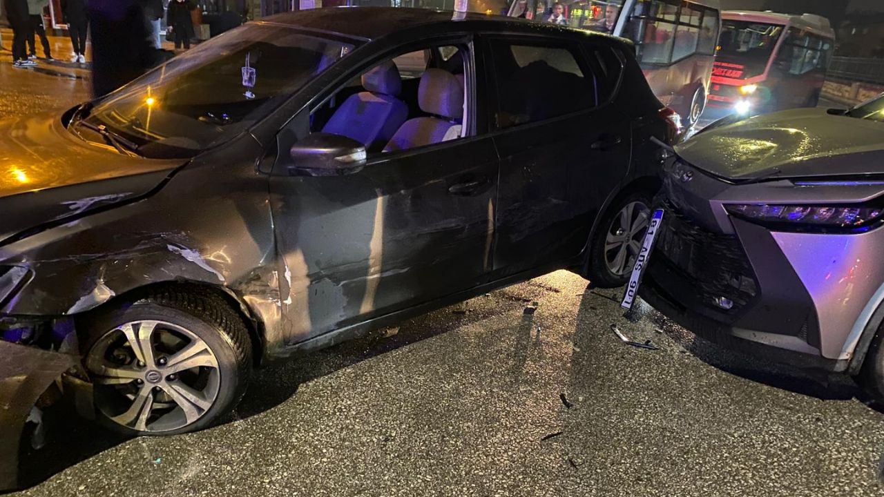 Şaguç Köprüsü Önünde Trafik Kazası; 1 Kişi Yaralandı