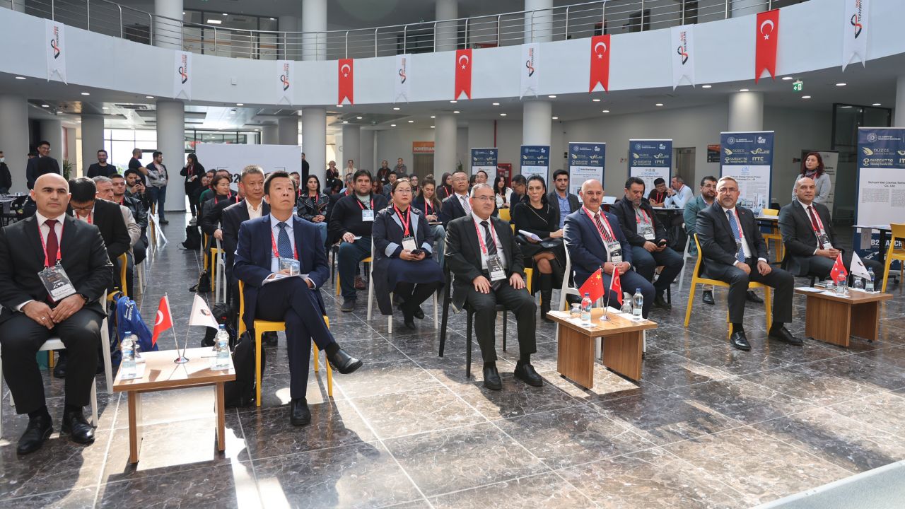 Türkiye-Çin Teknoloji İş Birliği Toplantısı Düzce Teknopark'ta Gerçekleştirildi