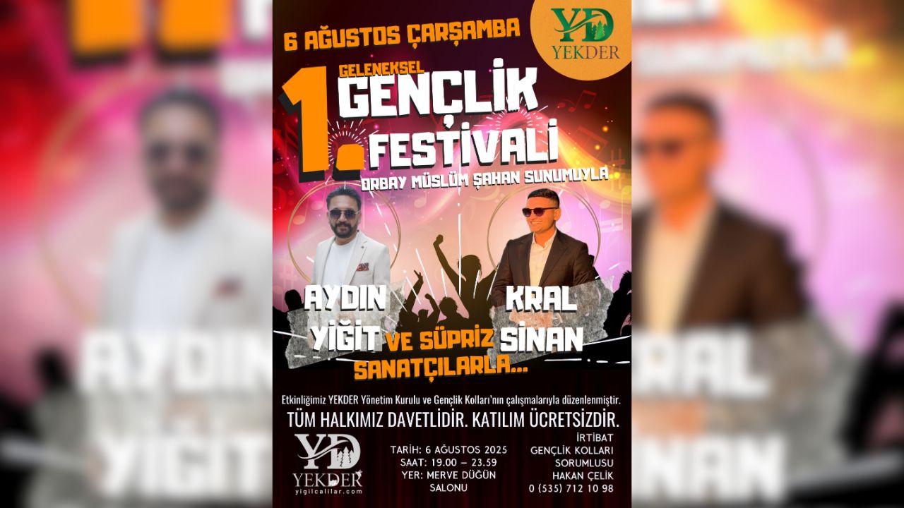 YEKDER'den İlk Gençlik Festivali Heyecanı