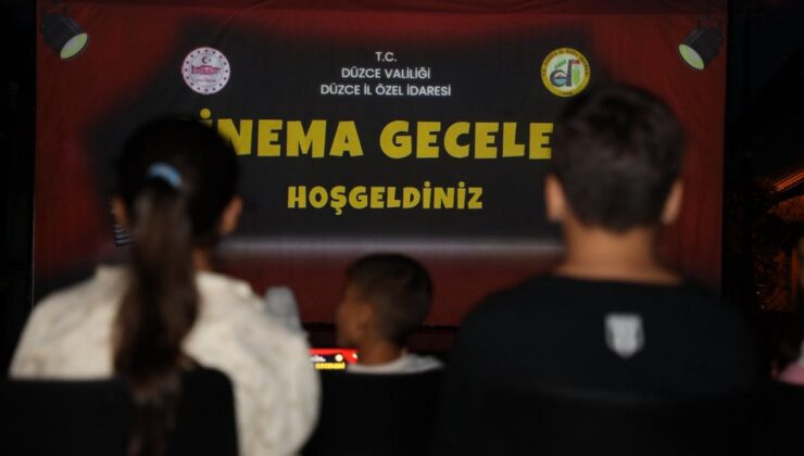 Açık Hava Sinemasında Final Hatipli Ketenciler Köyü’nde