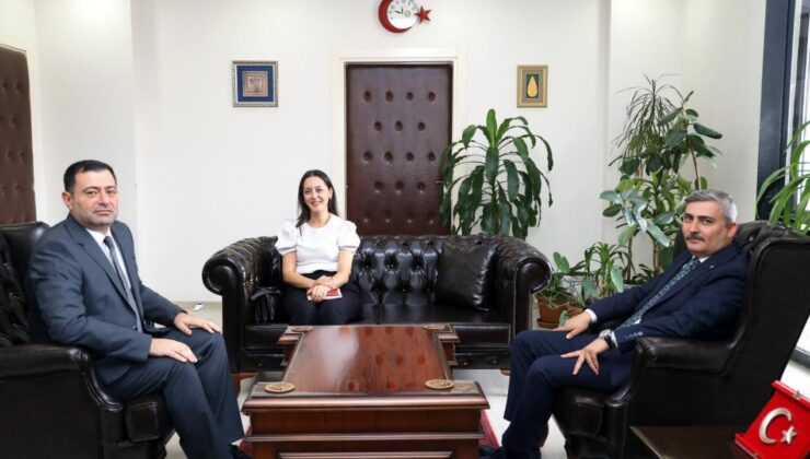Ziraat Bankası’nın Yeni Şube Müdüründen Genel Sekreter Nuri Çelik’e Ziyaret