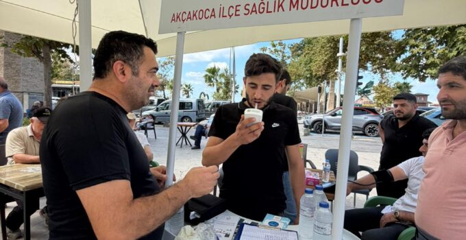 Akçakoca’da “Kaybetmeden Fark Et” Etkinliği