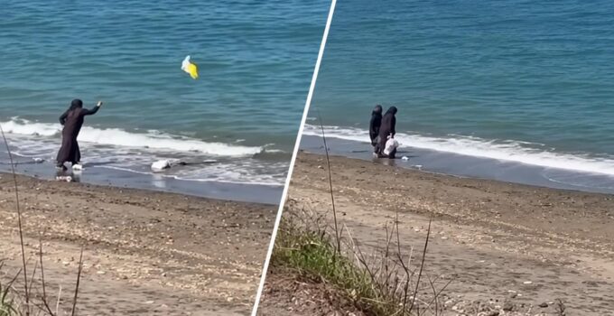 Piknik Sonrası Çöpleri Denize Attıkları İddia Edildi