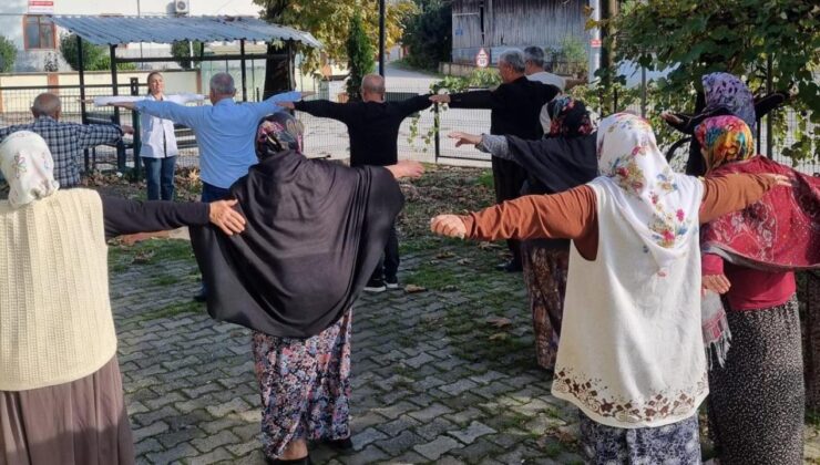 Düzce’de Köy Sakinleri Sağlıklı Yaşam İçin Harekete Geçti