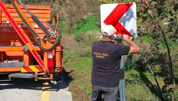 Yığılca’da Köy Yollarında Güvenlik Önlemleri Artırılıyor