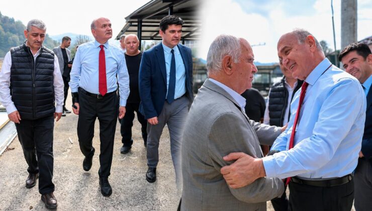 Başkan Özlü, Yunus Özay Er’in Yaptırdığı Camiyi Ziyaret Etti