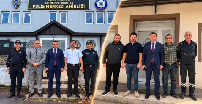 Kaymakam Uzan’dan Emniyet Müdürü Öğdür ve SEDAŞ Müdürü Aygün’e Ziyaret