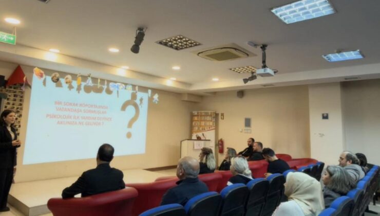 Düzce’de Kamu Personeline Psikolojik İlk Yardım Eğitimi